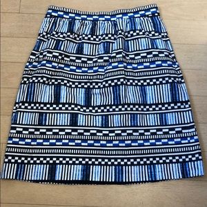 J crew factory geometric skirt